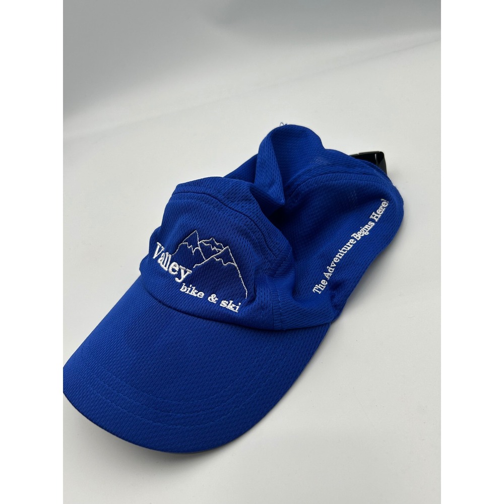 Headsweats Valley Bike &‎ Ski Blue Mesh Performance Running Hat Adjustable Cap